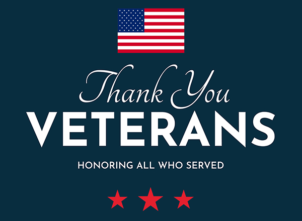  Thank you Veterans! Honoring all who served